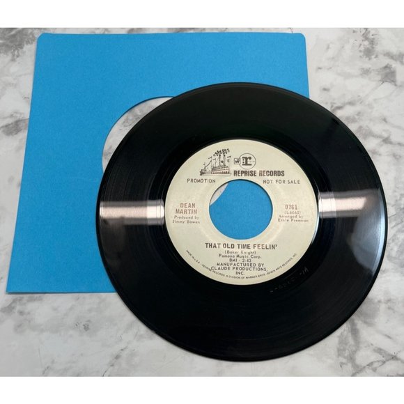 Dean Martin April Again / That Old Time Feelin' 45 Pop Promo Reprise 0761 - Picture 4 of 4